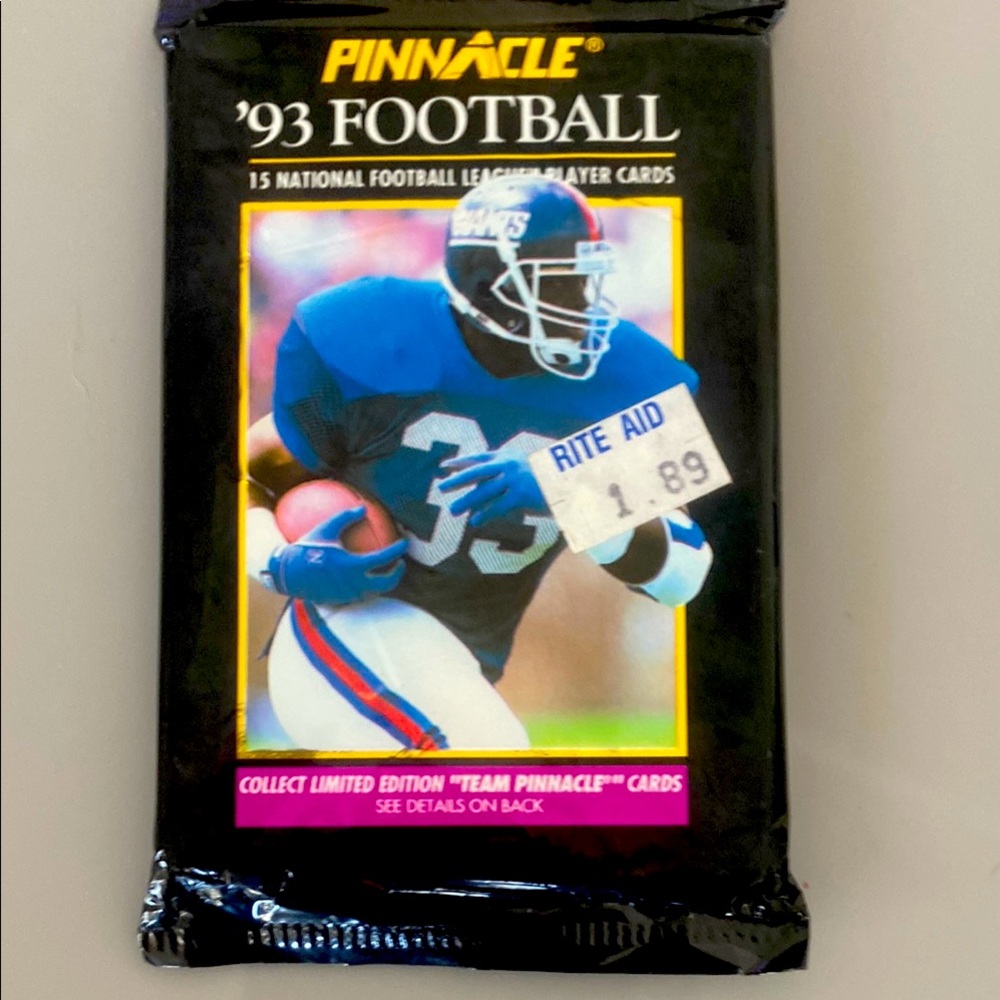 Pinnacle '93 Football Cards Pack